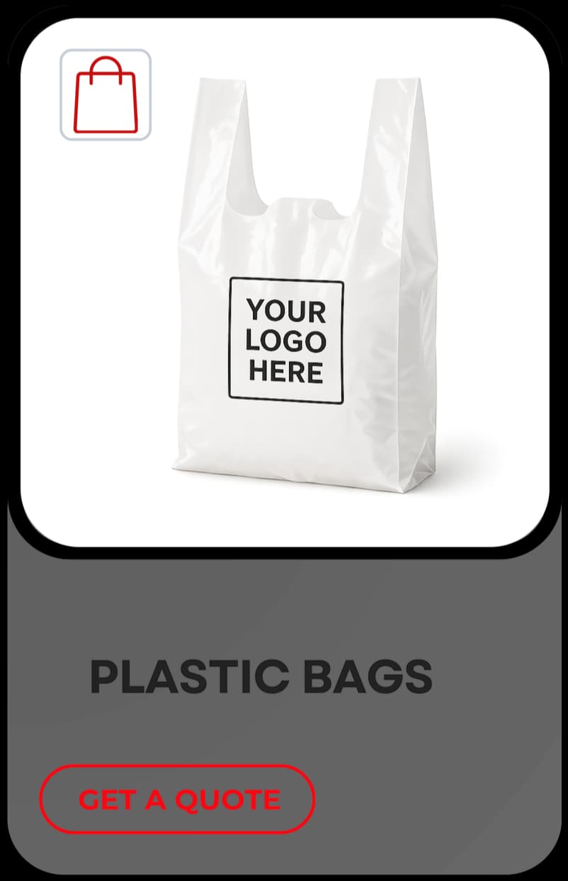 Custom T-Shirt Plastic Bag