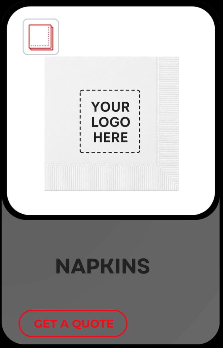Custom Beverage Napkin